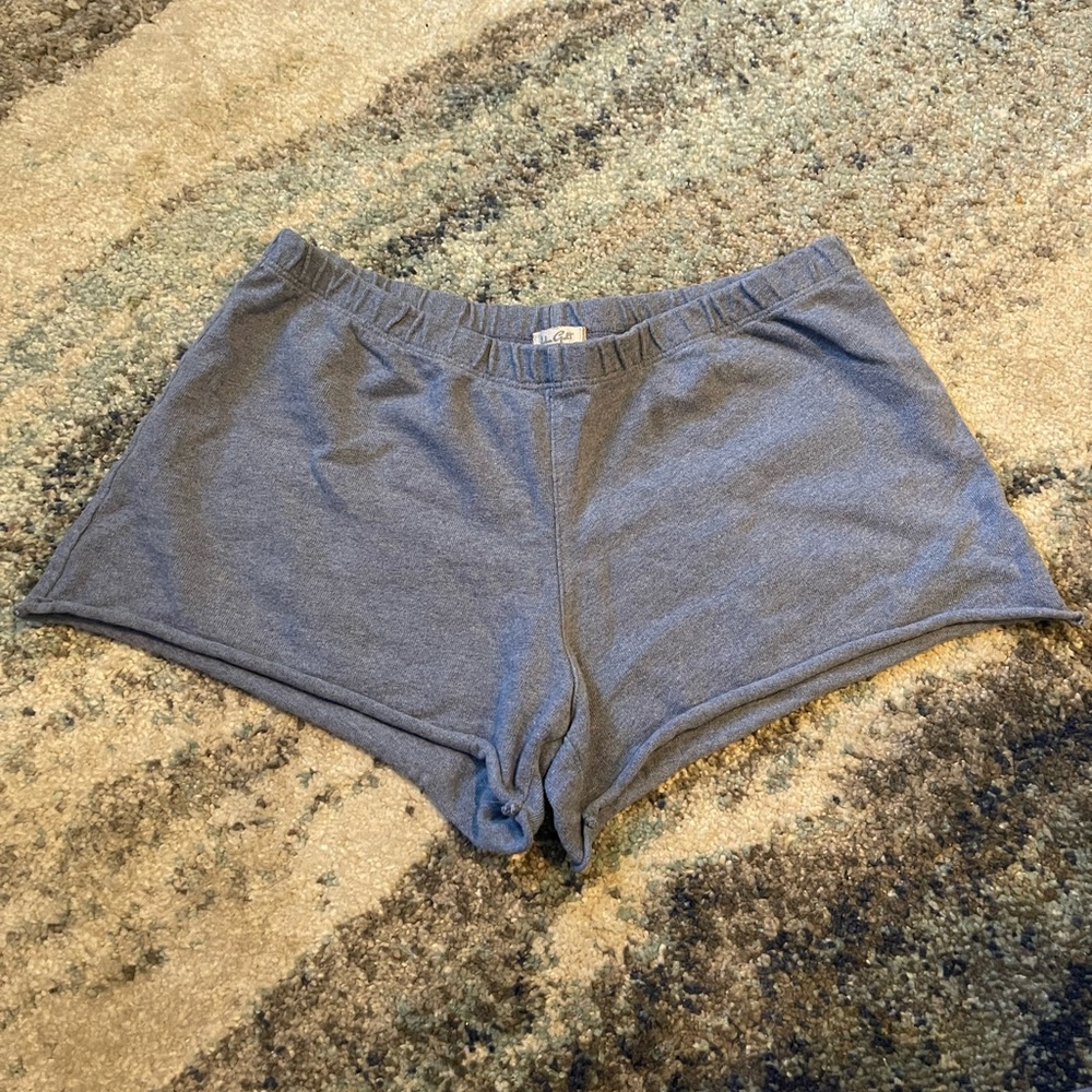 Brandy Melville lounge shorts, blue one size